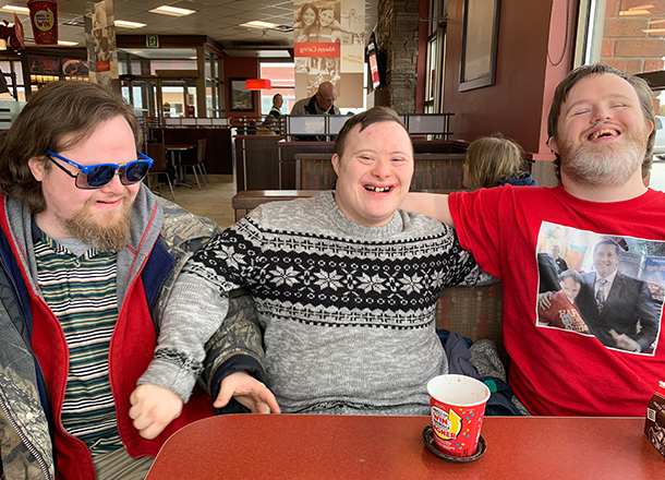 Friends at Tim Hortons